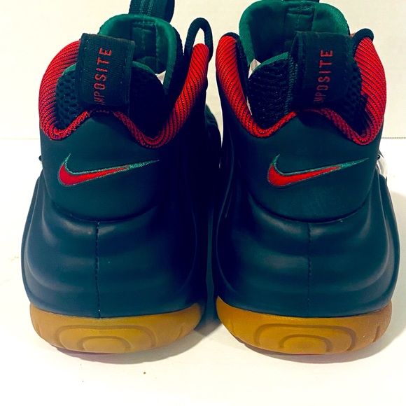 Nike Air Foamposite Gucci 624041-004 Sz 11 Black Red Green - Picture 4 of 9